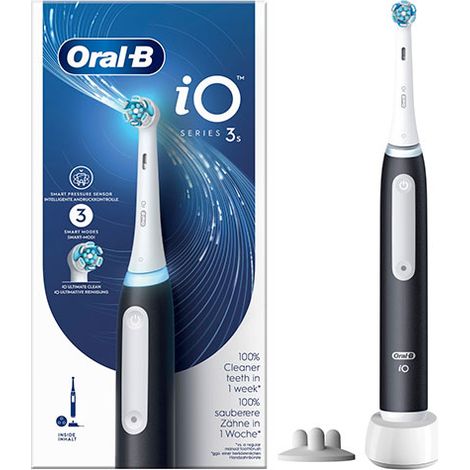 iO 3 Matte Adulto Cepillo dental vibratorio Negro, Blanco