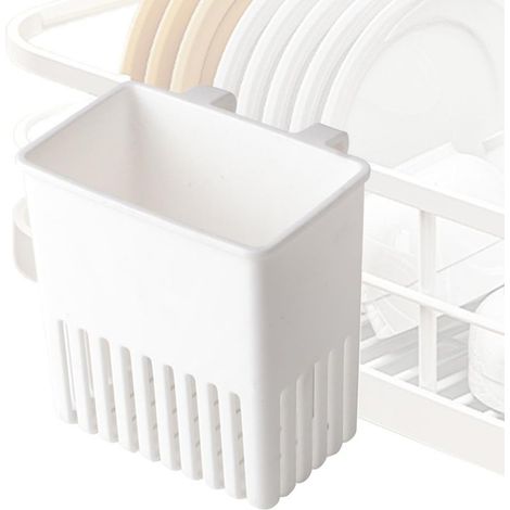 Cestino asciugautensili da cucina, scolapiatti, cestino asciugautensili da cucina, scolapiatti per cucchiai e forchette, supporto (1/5)