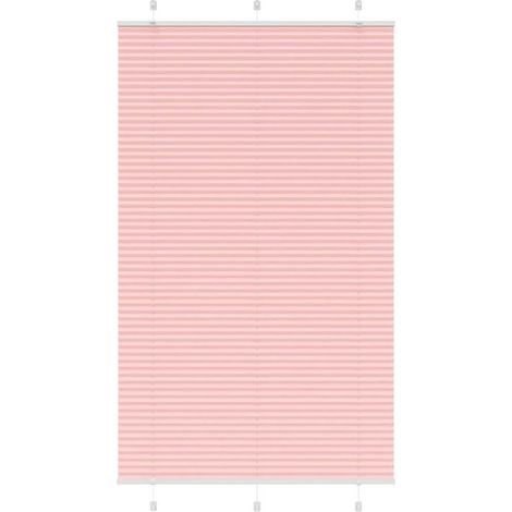 Plissee Rosa 115x200 cm Stoffbreite 114,4 cm Polyester