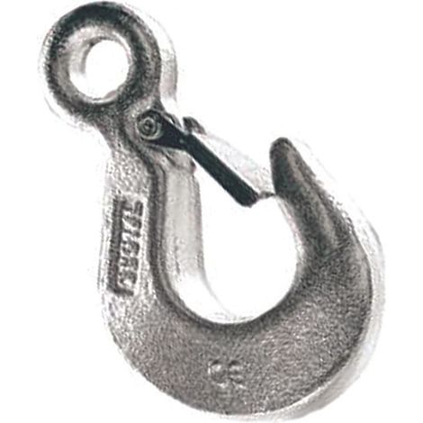 Gancio con fermo di sicurezza - portata kg.250