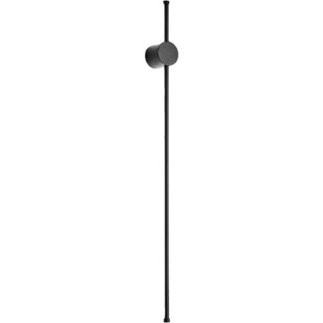 CLOCK Applique LED en aluminium 12W 3000K Perenz 65 cm Noir