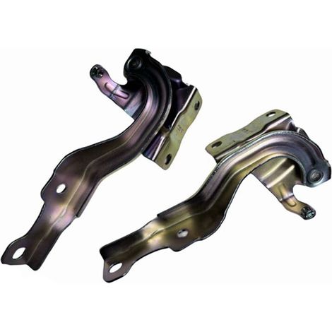 Una coppia di cerniere per il cofano (lato guidatore e lato passeggero) per motori da 1.4L e 1.6L degli anni modello 2011-2016, codici ricambio 791104X000 e 79120-4X000.