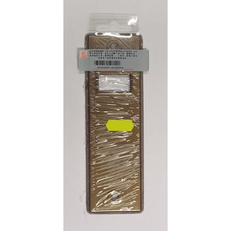 ORECA - PLACCA IN ALLUMINIO ANODIZZATA BRONZO - 52mm