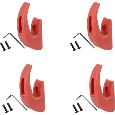 1/2/3/4 pièces Accessoires de suspension pour vélo, trottinette électrique et skateboard - 4 ensembles rouges (1/5)