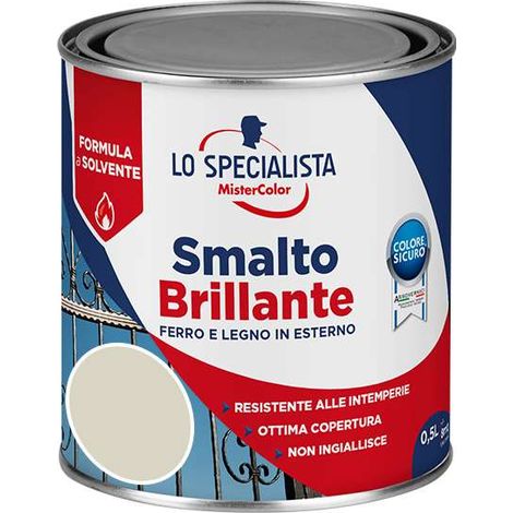 Lo Specialisa Smalto Brillante a Solvente 0,5 l Bianco Ghiaccio