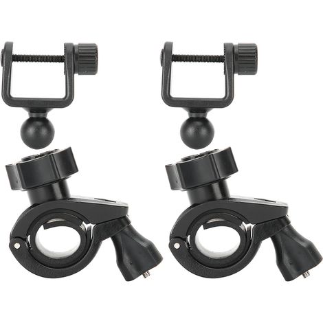 2 Pièces Support de Caméra Vélo Moto HD076A, Accessoires de Montage pour Guidon (Type U) (1/5)