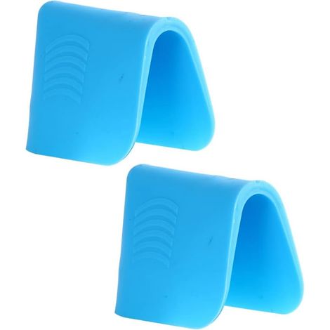 Lot de 2 Outils de Remplissage de Joint en Silicone - Résistant à l'Usure - Pour Jointoiement de Carrelage et Finition des Bords - Bleu (1/5)