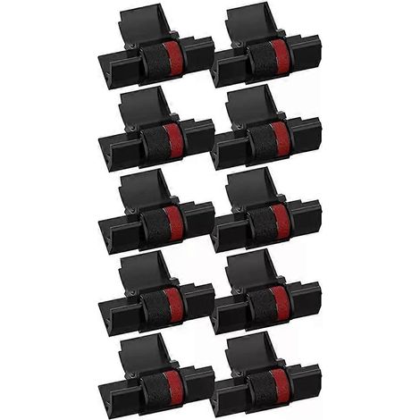 10er-Pack Ersatz-Farbbänder für IR-40T MP-12D Taschenrechner, kompatibel mit Canon HR-100TM und HR-150TM (1/4)