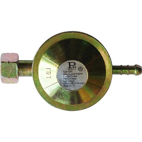 REGULADOR DE GAS CALIBRACIÓN FIJA 1 kg/h