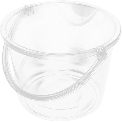 Seau d'eau Domestique en Plastique Réutilisable avec Grosse Capacité, Seau Multifonction Portable pour Ménage et Camping (1/5)