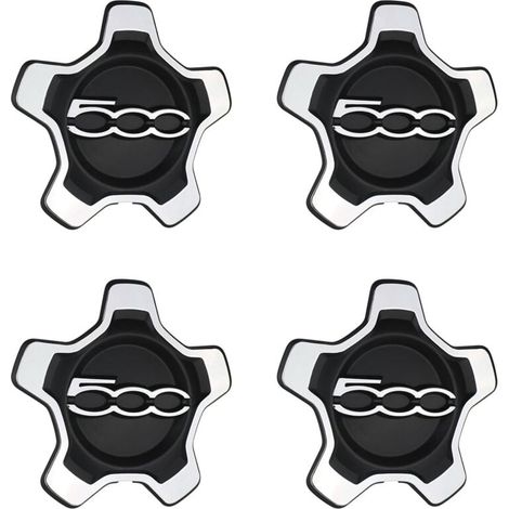 Set di 4 copricerchi antipolvere compatibili con Piaggio 500X 2016-2022 argento