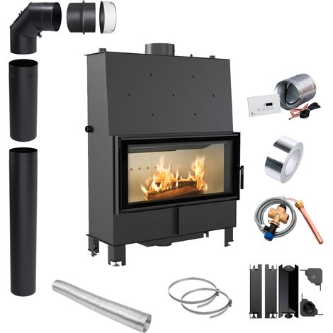 Wasserführender Kamin KRATKI LUCY 20 kW ∅200 Rohre & Montageset (1/5)