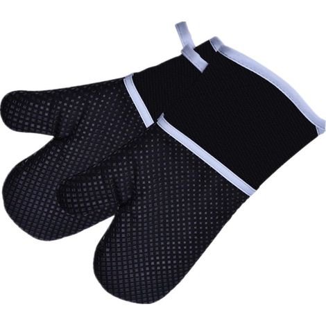 paire de gants de cuisine résistants à la chaleur, maniques de cuisine résistantes à la chaleur jusqu'à (1/5)
