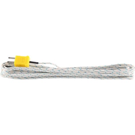 Sonde thermocouple de type 10 m, plage de température -50-250 °C (K). (1/5)