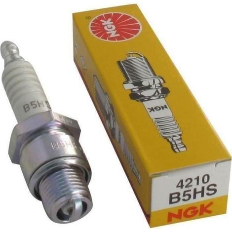 Bougie D'allumage B5HS - Compatible Moteur Essence - Pour Appareils Motorisés - Lot De 1 (1/4)