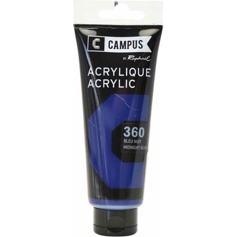 Peinture acrylique 100 ml - Bleu nuit n°360