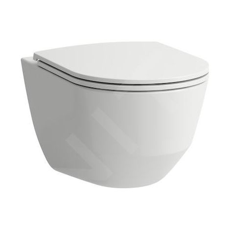 Laufen Pro - WC suspendu avec abattant SLIM, pliable SoftClose, blanc H8669530000001 (1/5)