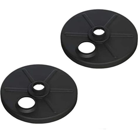 Cache-poussière pour roue de tondeuse à gazon 532189403, compatible avec Sears Husqvarna AYP Poulan, noir (1/5)