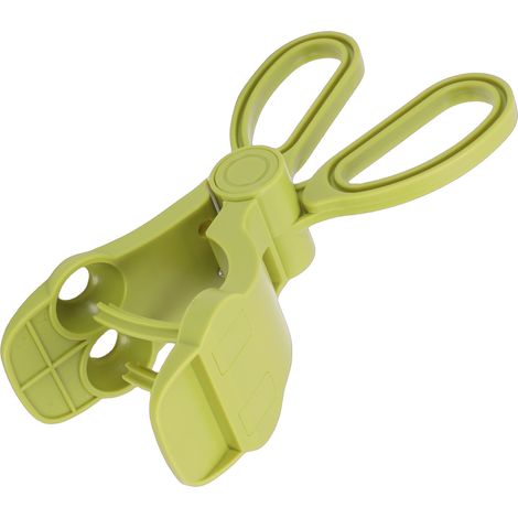 Dénoyauteur à cerises portable à double ouverture, outil pour retirer les noyaux, idéal pour la cuisine et la pâtisserie (vert). (1/5)