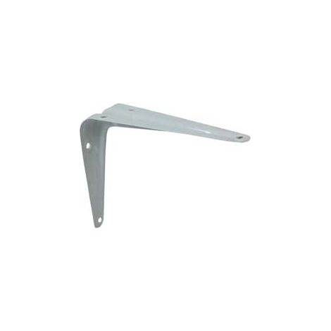 MENSOLA NERVATA- - mm.75x100 colore bianco - 24 pezzi QUALITY