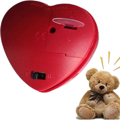 Boîte vocale pour Animal en Peluche – Module de Boutons de 60 Secondes, Insert en Peluche enregistrable pour, garçons, Filles, Noël, Saint-Valentin, commémoration, Vacances, Maison à (1/5)