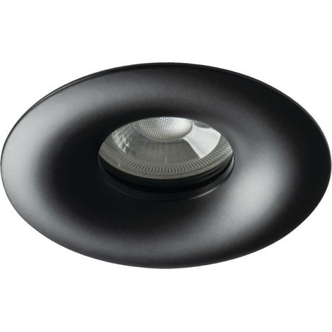 Kanlux – Spot encastré rond noir IP65 GU10 10W – Éclairage salle de bain – Compatible avec ampoule GU10 – Dimensions 9,9 cm x 3,4 cm (1/5)