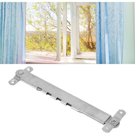 Accessoire de support télescopique en acier inoxydable pour limiteur de fenêtre et renfort anti-vent (1/5)