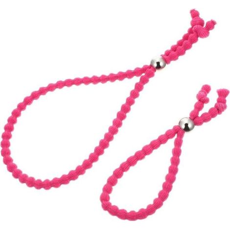 4 Pièces Élastique À Cheveux Réglable Chouchous En Vrac Attaches Pour Cheveux Longs Corde À Cheveux Tressée Cordon De Serrage (1/4)