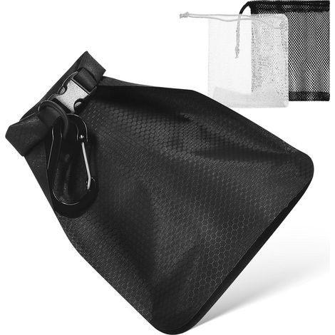Nylon Soap Dish with Hanging Hook Leakproof Travel Soap Case
