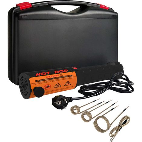 Kit de Chauffe-Induction Magnétique Solary – Chauffe-Boulons à Induction 1100W 220V avec 4 Bobines pour le Retrait de Vis Rouillées, Outil Extracteur d'Écrous