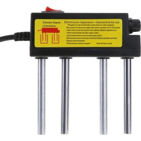 Tragbarer Trinkwasserprüfer, Elektrolyseur, Elektrolyse, Eisenstäbe, Wassertester, Dekorationsgegenstand - (1/5)