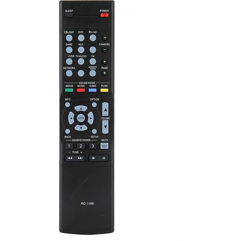 Robuster Verstärker-Controller aus schwarzem ABS mit Fernbedienung für DENON RC-1169 (1/5)