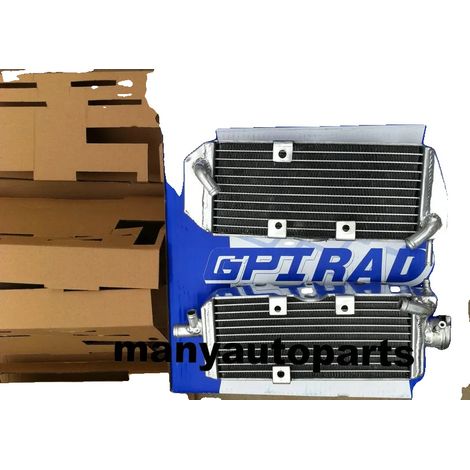 Radiador de aluminio, ajuste personalizado para Suzuki RM125 1992-1995, eficiencia de refrigeración mejorada, construcción soldada con TIG, aluminio de alta calidad, diseño ligero. (1/4)