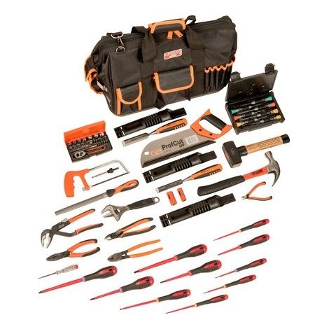 BAHCO - Sac fermé avec jeu d'outils MRO - 61 pcs