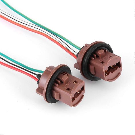 Connecteur de faisceau de câblage pour feu stop et feu de route automobile, compatible avec les ampoules T20 992A (7440, 7441, 7443, 7444).