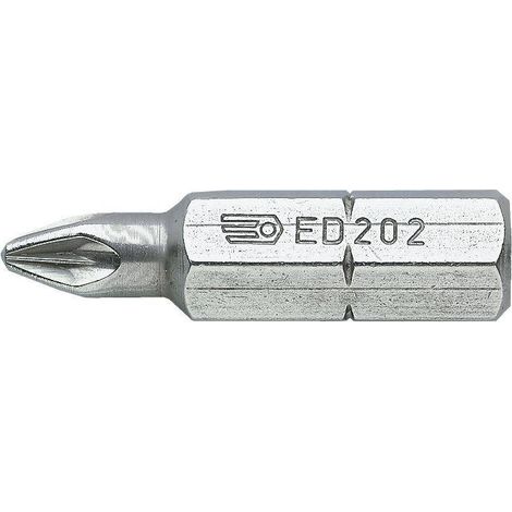 ED.2 - Embouts standards série 2 pour vis cruciformes Pozidriv® - ED.202 - Facom (1/2)