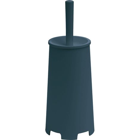Bleu Pétrole, WC à Poser Couleur, 35 x 13 x 13 cm Poids 0,396 kg, Brosse de Toilette avec Poils Fabriqué avec des résines thermoplastiques, Design R (1/3)