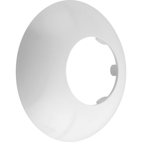 Rosace 78/40mm, hauteur 9mm, ABS/blanc