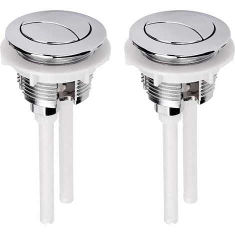 Lot de 2 valves de réservoir d'eau à double tête ronde de 38 mm avec filetage (1/5)