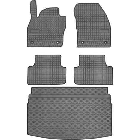 Set di tappetini in gomma per auto e tappetino per bagagliaio per Volkswagen T-Cross SUV dal 04.2019