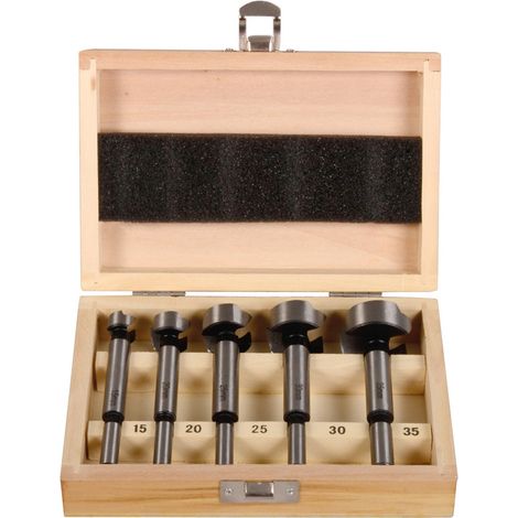 Projahn Maschinen-Forstnerbohrer-Kassette ECO 5-tlg 15 ° 20 ° 25 ° 30 ° 35 mm (1/2)