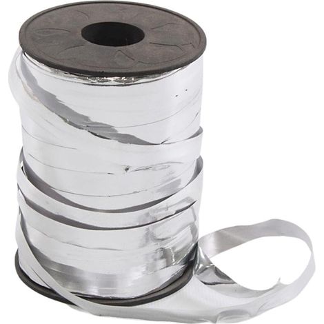 Rocchetto in pvc argento lucido, 250 mt (kit da 3)
