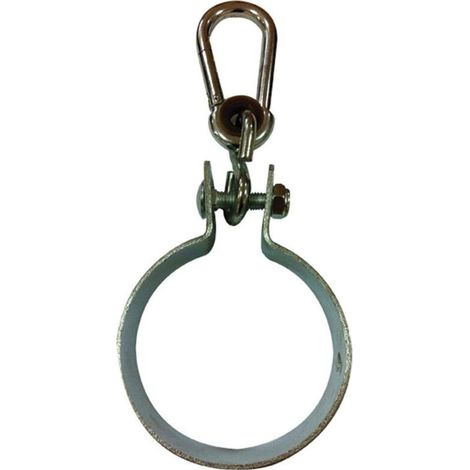 Pince de Suspension - Métal - Pour Corde de Balançoire - Convient Rondin Bois jusqu'à 10 cm - 1 Pièce