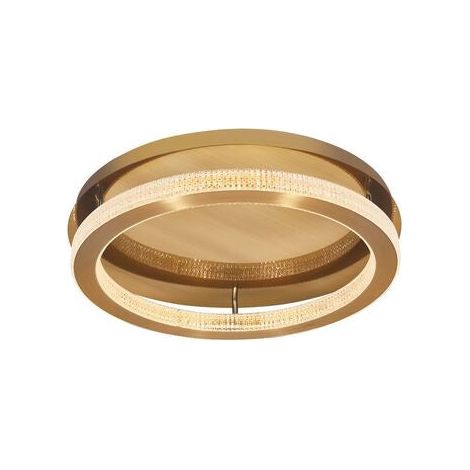 [NEUWERTIG] B-Ware Nova Luce Deckenleuchte Deckenlampe LED FIORE Gold Warmweiß dimmbar Kristall (1/2)