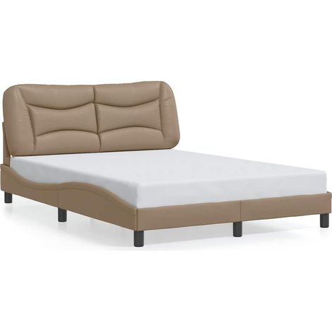 Maison Exclusive - Giroletto senza Materasso Hvar Cappuccino 140x200 cm in Similpelle (1/5)
