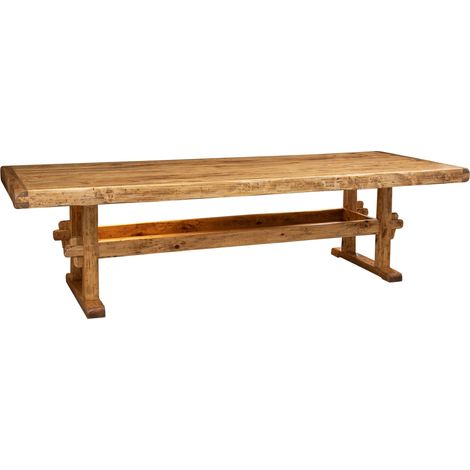 COUNTRY TABLE IN SOLID WOOD OF TIGLIO NATURAL FINISH (1/5)