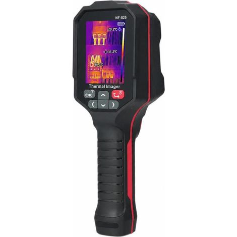 Caméra thermique infrarouge portable NOYAFA NF-525 (120 x 90°) pour la détection de fuites dans les canalisations d'eau et les installations électriques (1/5)