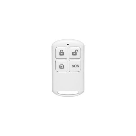 Télécommande sans Fil, Touche SOS, armement et désarmement du système de sécurité, Blanc