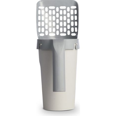 JANMIR-Pelle à litière portable pour animaux de compagnie, pelle amovible avec support (1/5)