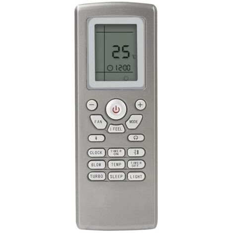 1 Télécommande climatisation,Compatible Gree Yt1f Yt1ff,Yt1f1 Yt1f2 Yt1f3,Matériau ABS,Portée 8m,Sans configuration (1/5)